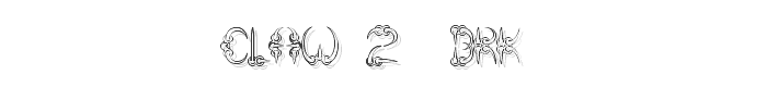 CLAW 2 -BRK- font